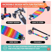 Bold Cube Big 3 Wheel Scooter - Crystal Rubix