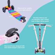 Bold Cube Big 3 Wheel Scooter Kitty Love - Stable Kids Scooter