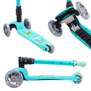 Bold Cube Three Wheel Scooter Teeny Ocean Aqua - Stable Kids Scooter