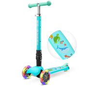 Bold Cube Three Wheel Scooter Teeny Ocean Aqua - Stable Kids Scooter