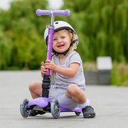 Bold Cube Three Wheel Scooter Unicorn Purple - Stable Kids Scooter