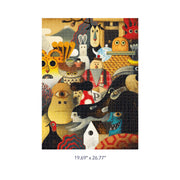 Mideer Artist Puzzle: Japanese Monsters (1000 Pieces)