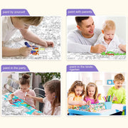 Mideer World Traveler Coloring Poster Asia