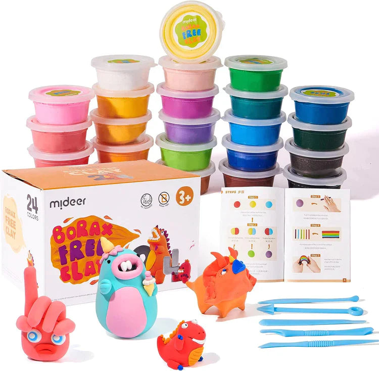 MiDeer Borax-Free Clay (24 Colours)