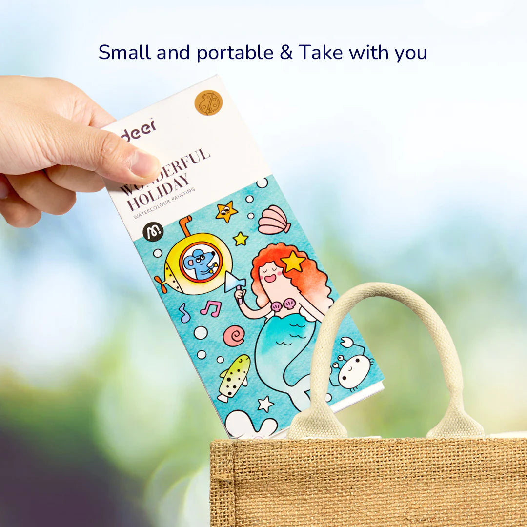 Mideer Watercolor Painting Wonderful Holiday Age 5+