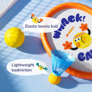 MiDeer 2-in-1 Kids' Entry-Level Racket Set