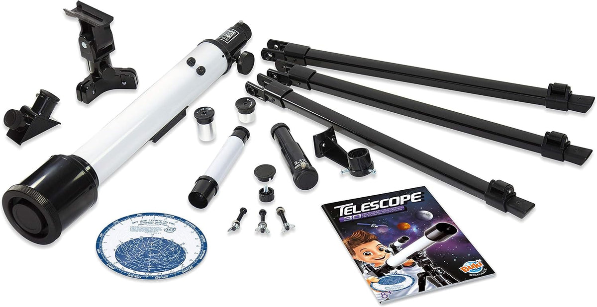 Buki Telescope with 30 Activities – Kids Astronomy Kit 1X4 - Ages 8+