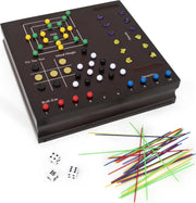 Spin Master Wooden Family 10-in-1 Game Set