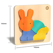 Mideer Wooden Building Blocks Rabbit Toddler Toy
