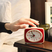 Kikkerland -  Retro Alarm Clock Red