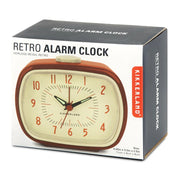 Kikkerland -  Retro Alarm Clock Red