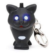 Kikkerland - Cat Led Keychain Carded/Cdu - Code Y904