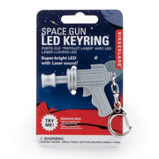 Kikkerland -  Space Gun Led Keychain Carded/Cdu - Code Y904