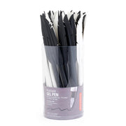 Kikkerland -  Pen Feather Black/White Assorted