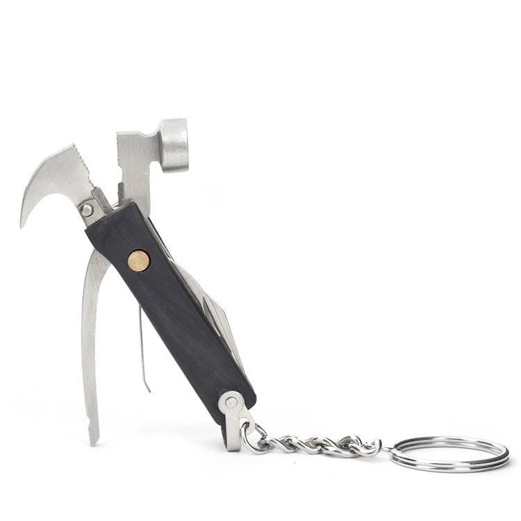 Kikkerland -  Wood Mini Hammer Tool Black