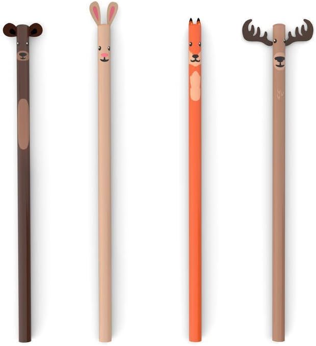 Kikkerland -  Woodland Pencil S/4
