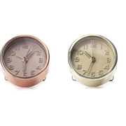 Kikkerland - Gold And Copper Alarm Clock Asst