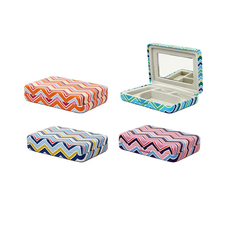 Kikkerland -  Portable Striped Jewelry Case