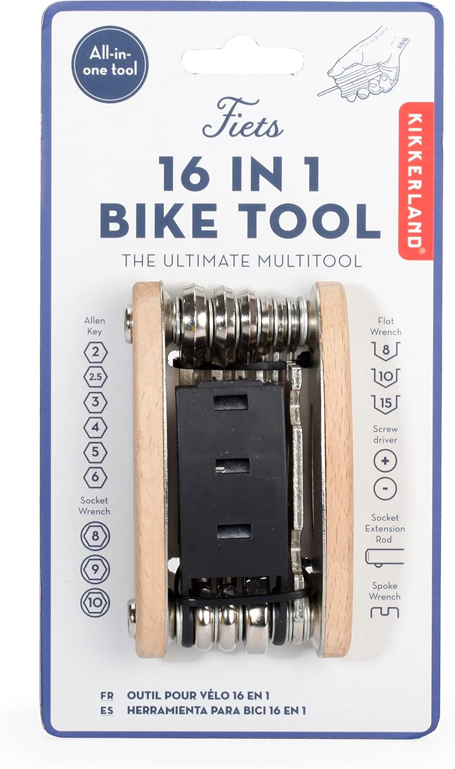 Kikkerland - 16 In 1 Bike Tool