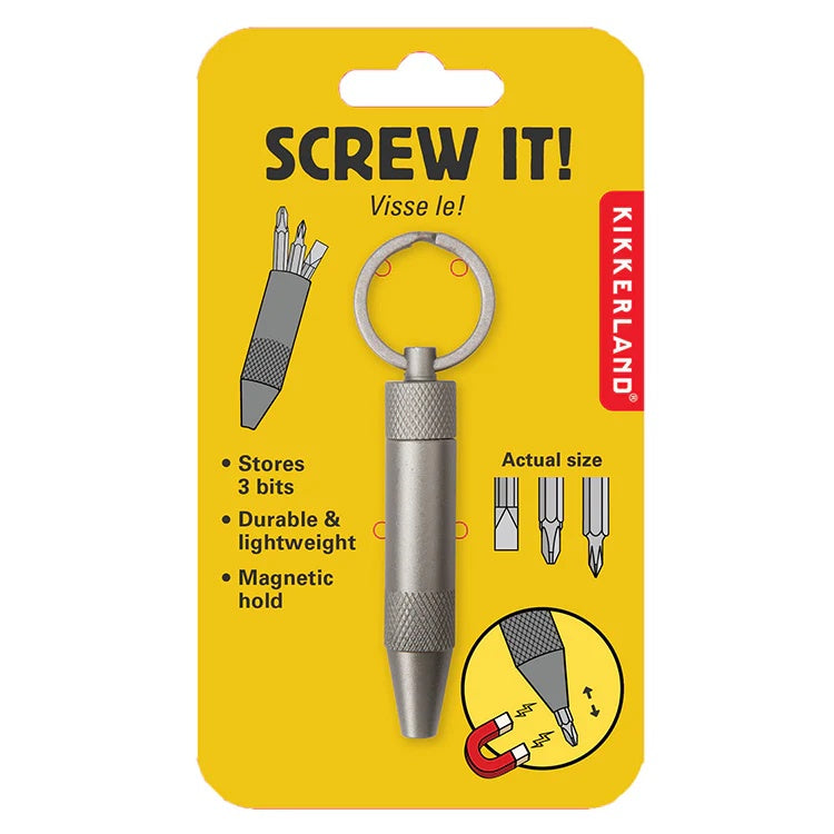 Kikkerland -  Mini Screwdriver Keyring