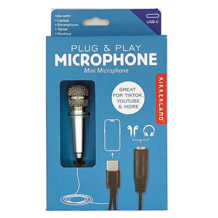 Kikkerland -  Mini Microphone Type C