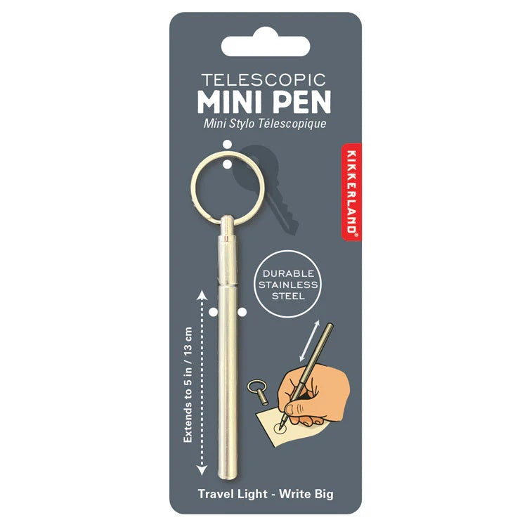 Kikkerland -  Mini Keyring Pen