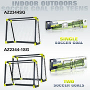 Aojie Sport Soccer Goal Set with Two Goals & 6 Inch Ball - Kids Set