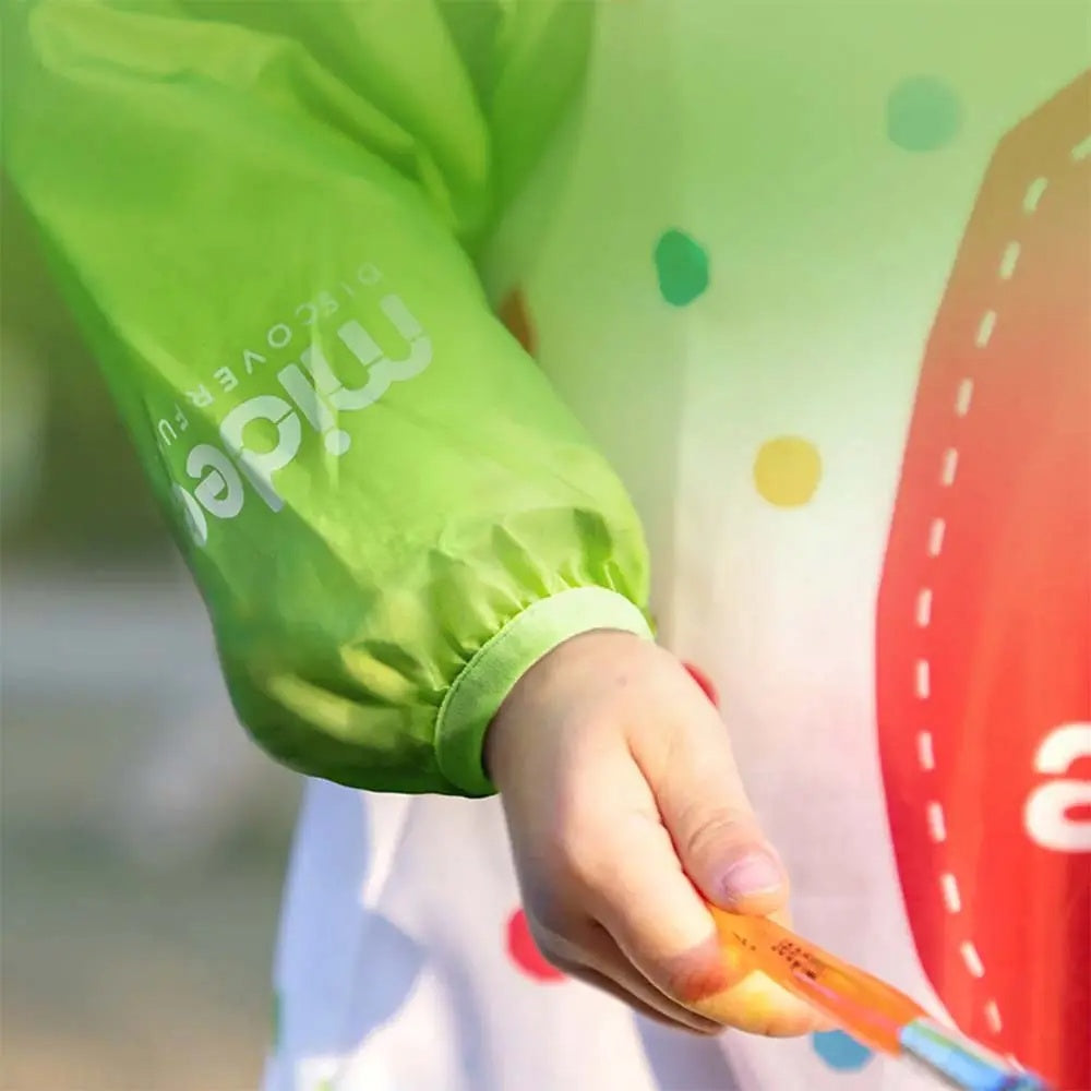 Mideer Finger Paint Waterproof Coat - Very Hungry Caterpillar – Kids Art Smock - Ages 3+