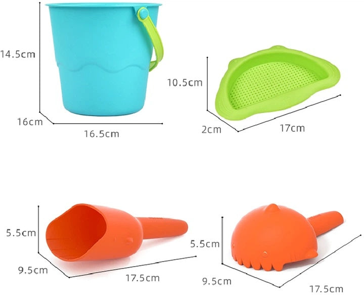 Mideer Beach Toys - Outdoor Sand and Water Play Set for Kids