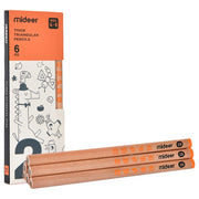 Mideer Thick Triangular Pencils 2B