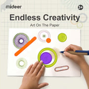 Mideer Spirograph Drawing Set - Geometric Pattern Art Set for Kids