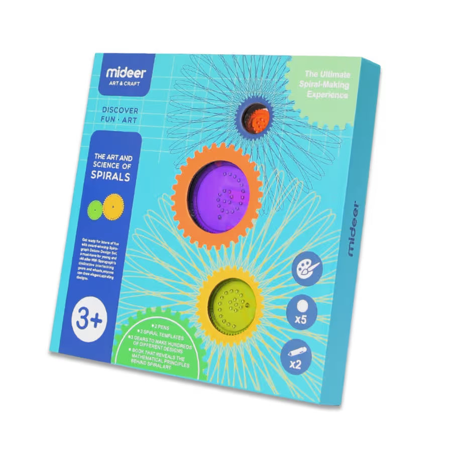Mideer Spirograph Drawing Set - Geometric Pattern Art Set for Kids