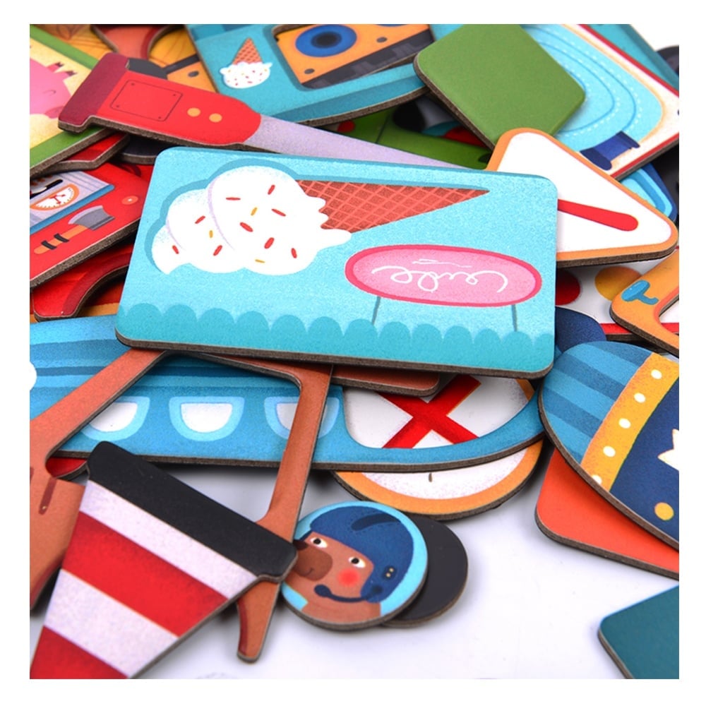 Mideer Magnetic Boy and Girl Dress Up Game – Creative Imaginative Play Set - Ages 3+