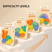 Mideer Wooden Building Blocks - Car - Ages 1+