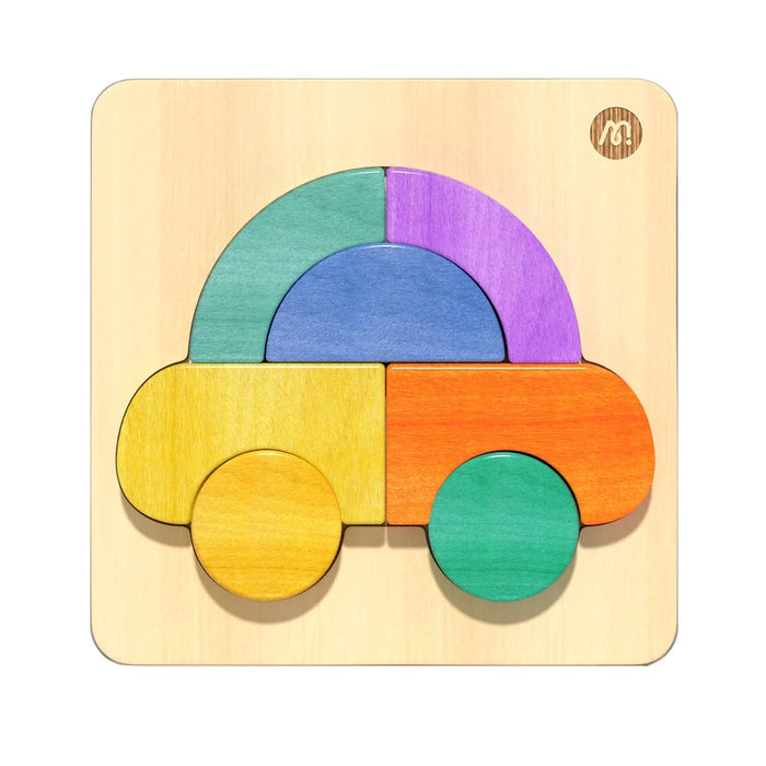 Mideer Wooden Building Blocks - Car - Ages 1+