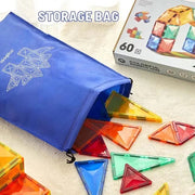 Mideer Colorful Magnetic Tiles Marble Run - 100 Pieces - Ages 3+