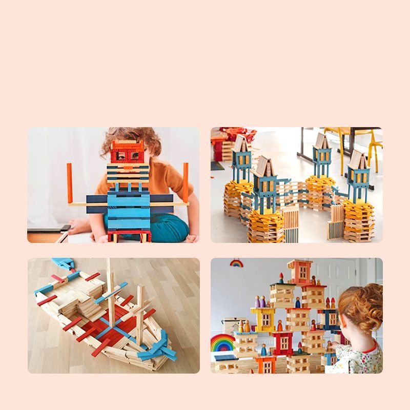 Mideer City Blocks Log Colour - 300 Pieces