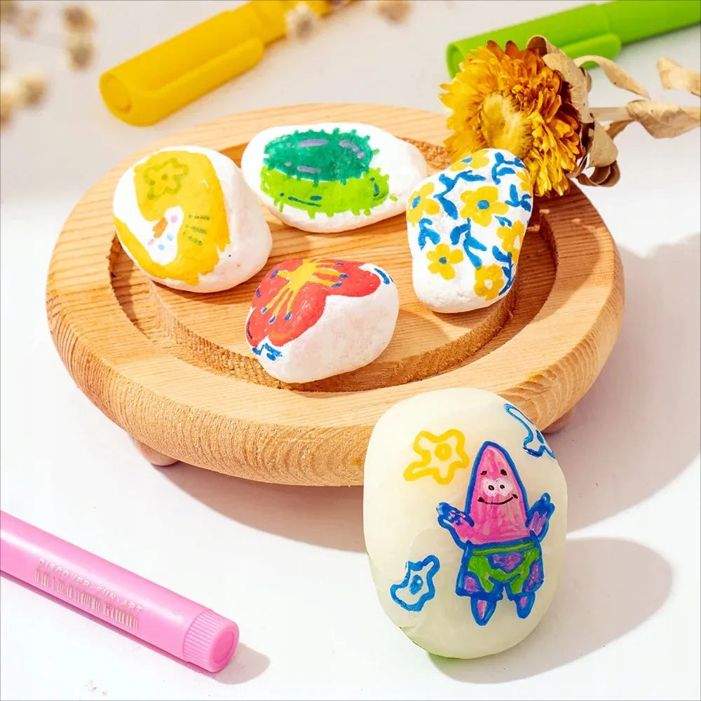 Mideer Acrylic Markers Ultra-Soft Nib - 12 Colours