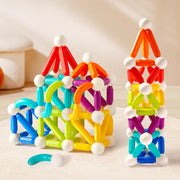 Mideer Rainbow Magnetic Sticks 60 Pieces - Kids Building Set