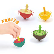 Mideer Mini Spinning Tops Lemon - Pocket-Sized Spinning Top Toy