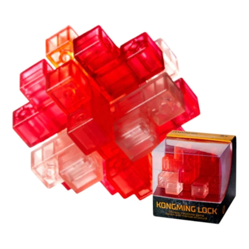 Mideer Neon Space Kongming Lock - Kids Brain Teaser