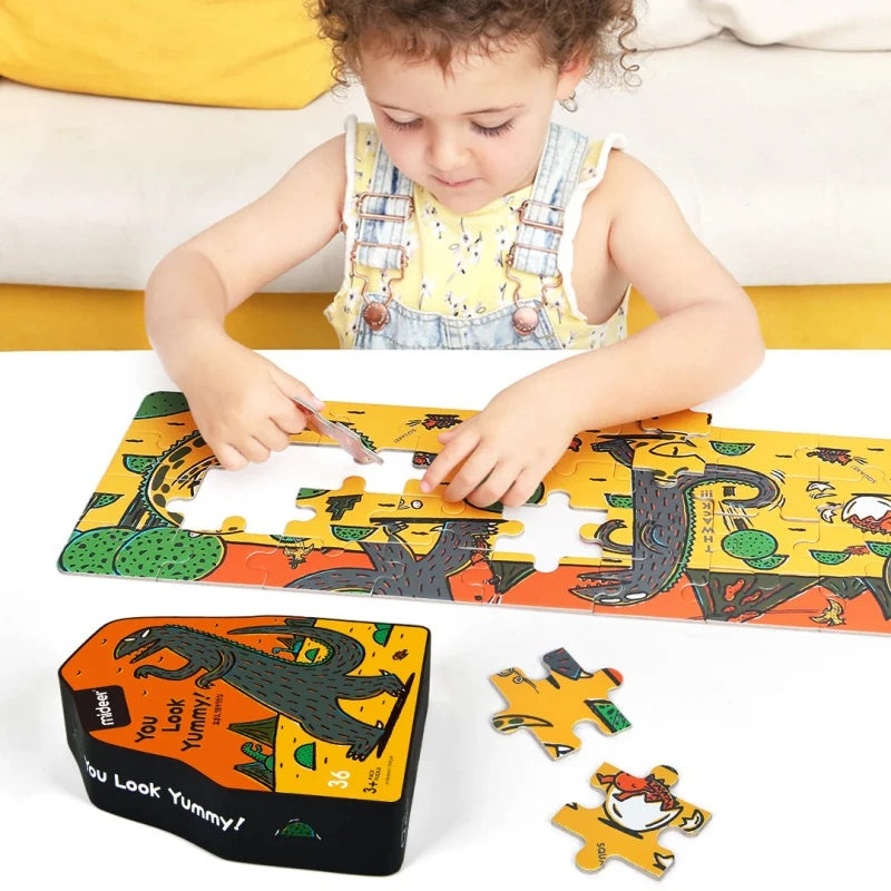 Mideer You Look Yummy Puzzle 36 Pieces - Colorful Jigsaw for Kids