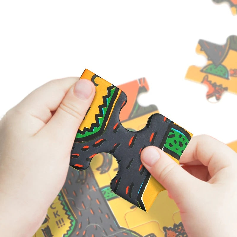 Mideer You Look Yummy Puzzle 36 Pieces - Colorful Jigsaw for Kids
