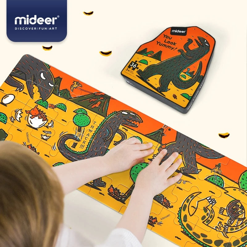 Mideer You Look Yummy Puzzle 36 Pieces - Colorful Jigsaw for Kids