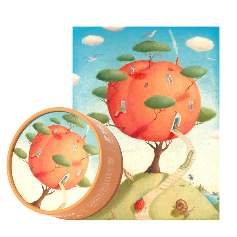 Mideer Pocket Series Puzzle Peach Is Paradise - 216-Piece Jigsaw
