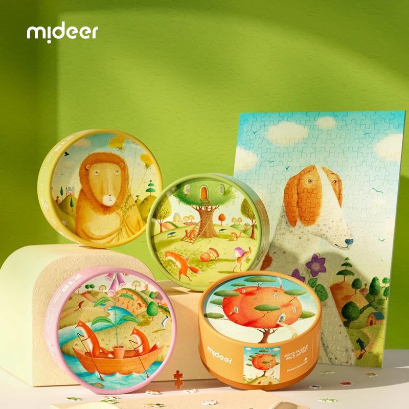 Mideer Pocket Series Puzzle Fish Also Like Flowers - 216-Piece Jigsaw