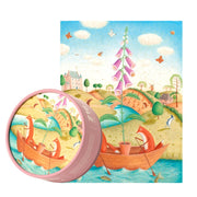 Mideer Pocket Series Puzzle Fish Also Like Flowers - 216-Piece Jigsaw