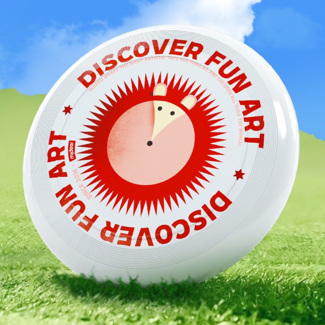 Mideer Flying Disc Hedgehog - Outdoor Flying Disc for Kids