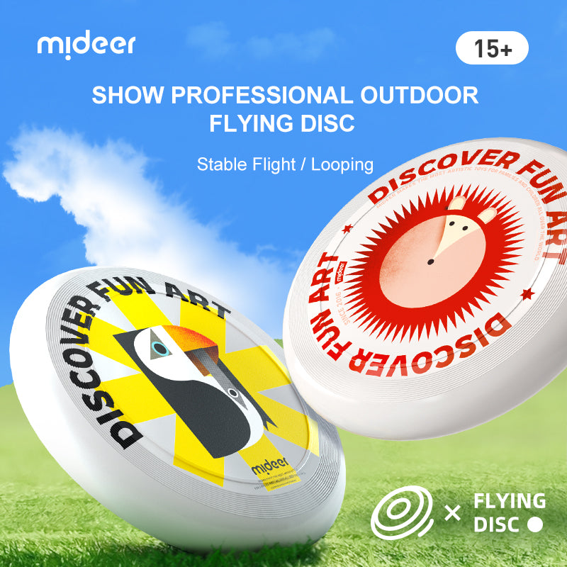 Mideer Flying Disc Blue-Footed Booby - Pink Outdoor Throwing Toy