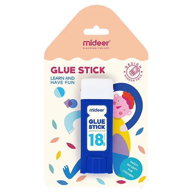 Mideer Glue Stick - Non-Toxic Craft Glue for Kids
